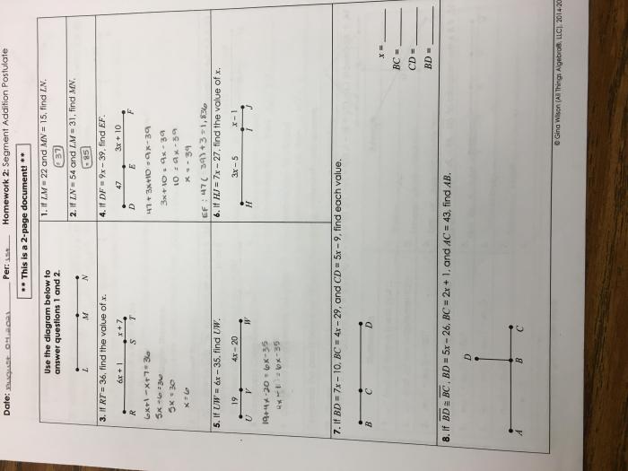 Unit 10 circles homework 2